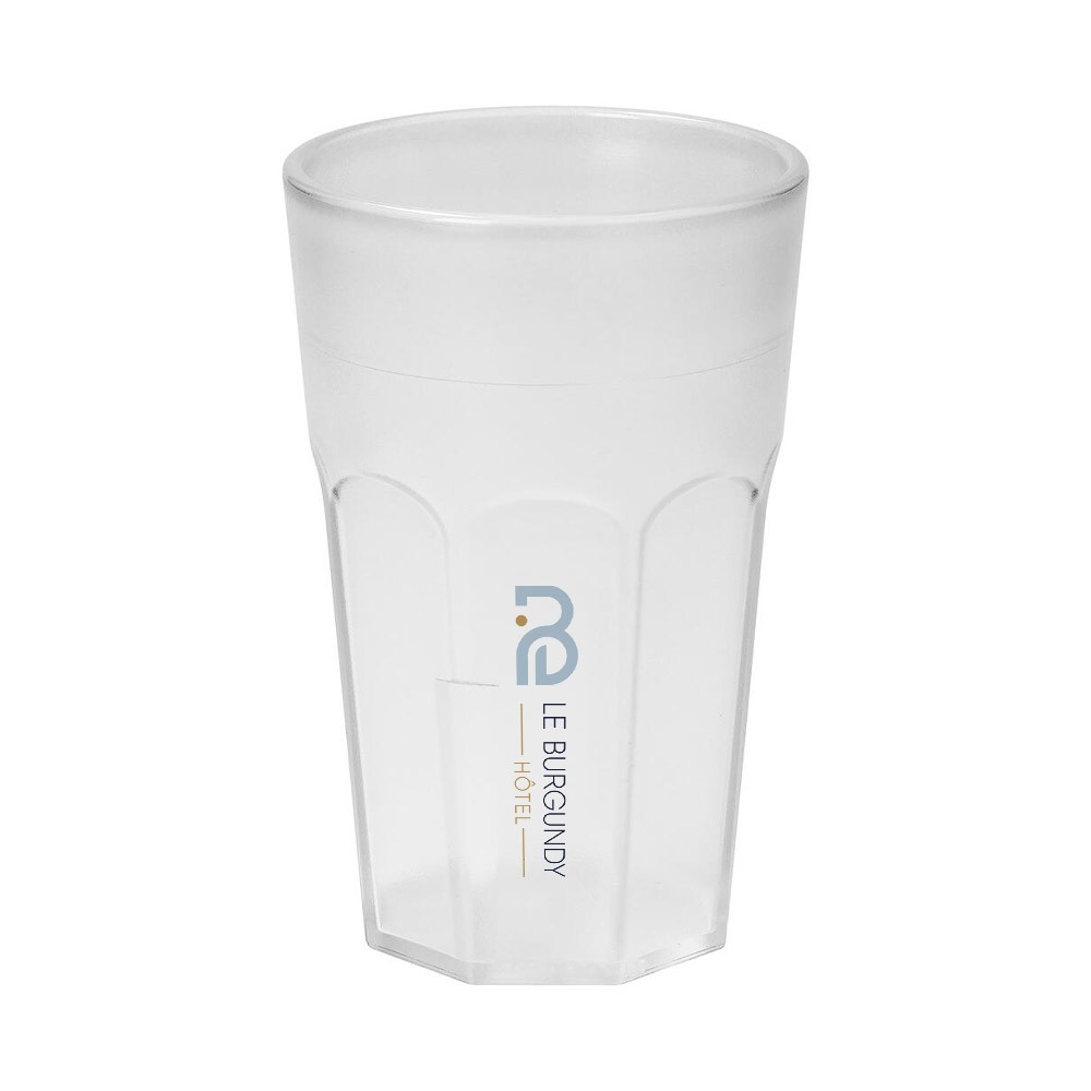 Elegant plastik cocktailglas med volumenmarkeringer - Nordborg
