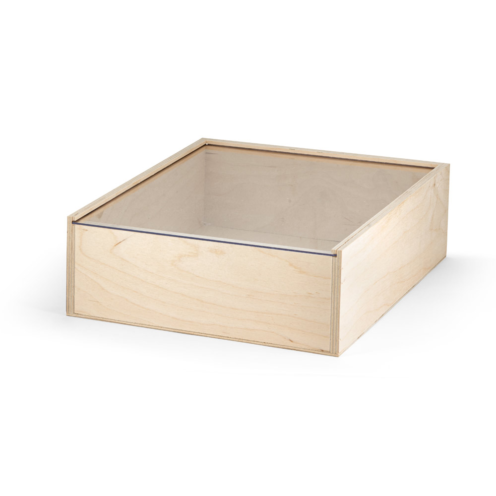 Plywood kasse med glidende låg - Middelfart