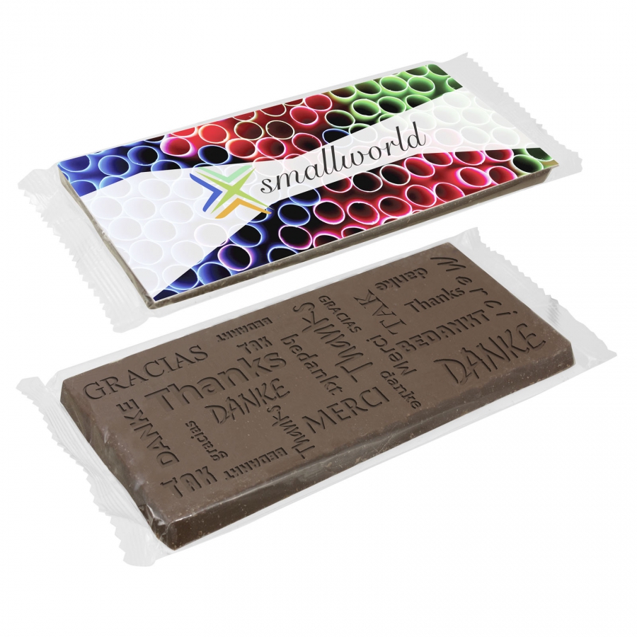 Flersproget Tak Chokolade Bar - Skagen