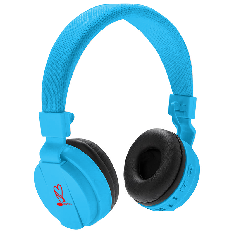 Foldbare trådløse hovedtelefoner - Holeby trykt med logo