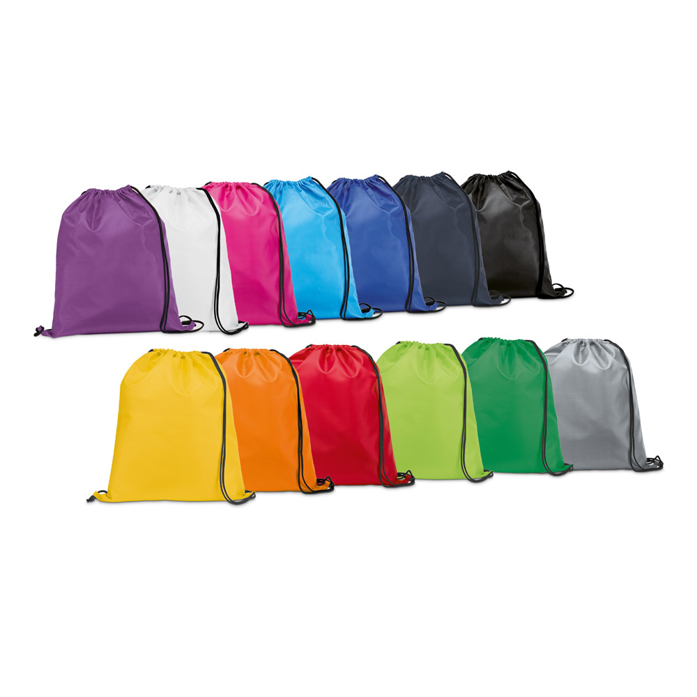 Farverig snoretræk taske - Jelling