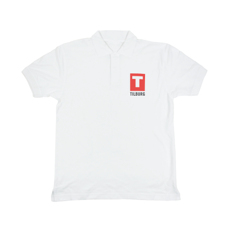 Hvid polo-t-shirt 180 gr/m2 - L - Tommerup