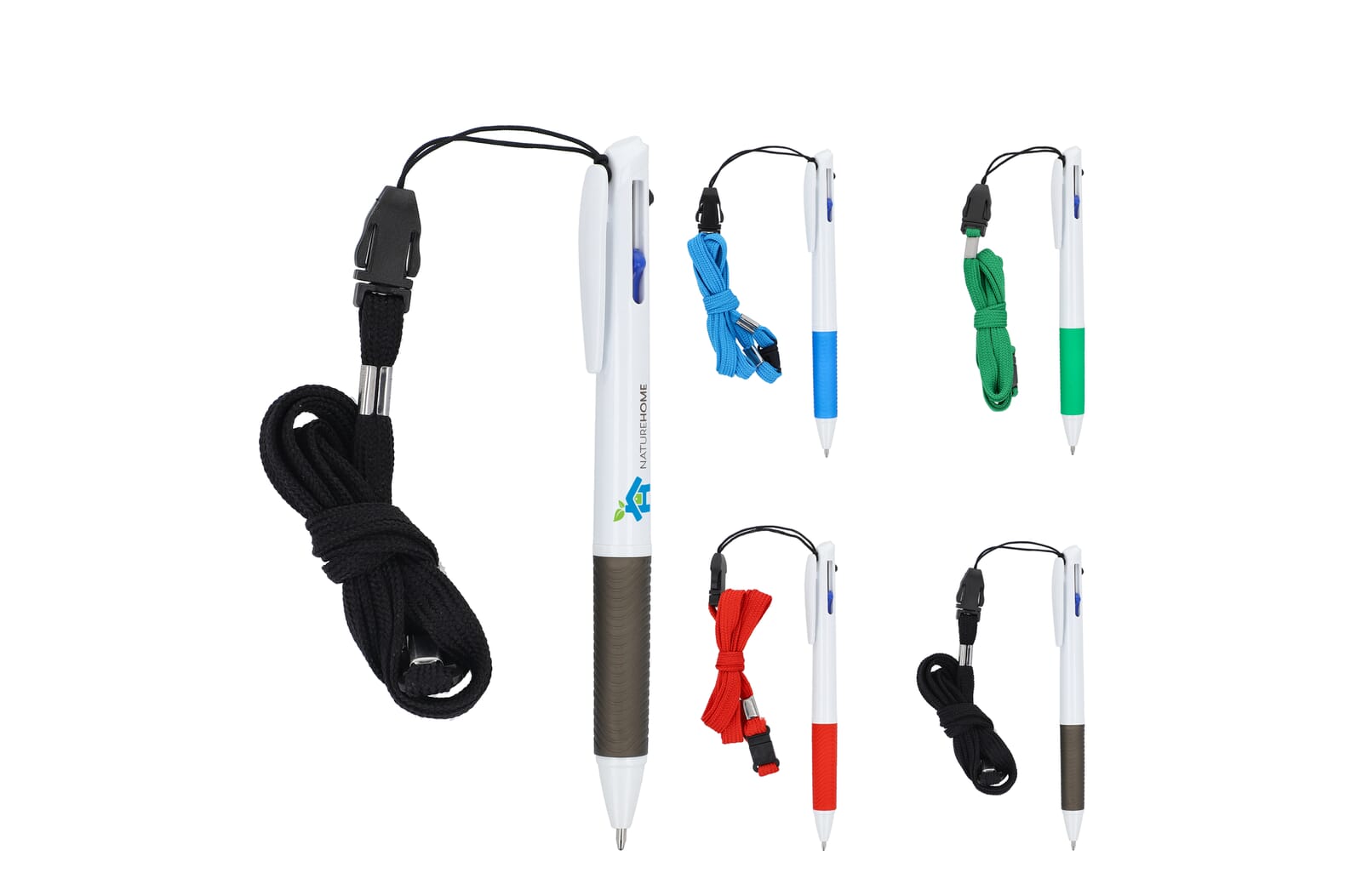 3 farver med greb og nøglesnor