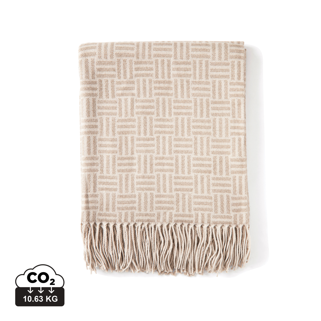 Geometrisk Jacquard Vævet Tæppe - Nyborg