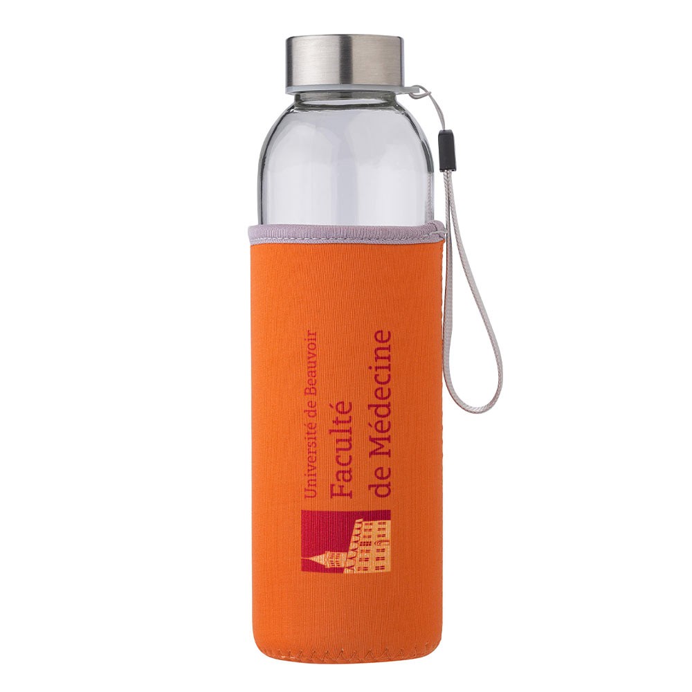 Glasflaske med Neoprenærme (500 ml) - Bov