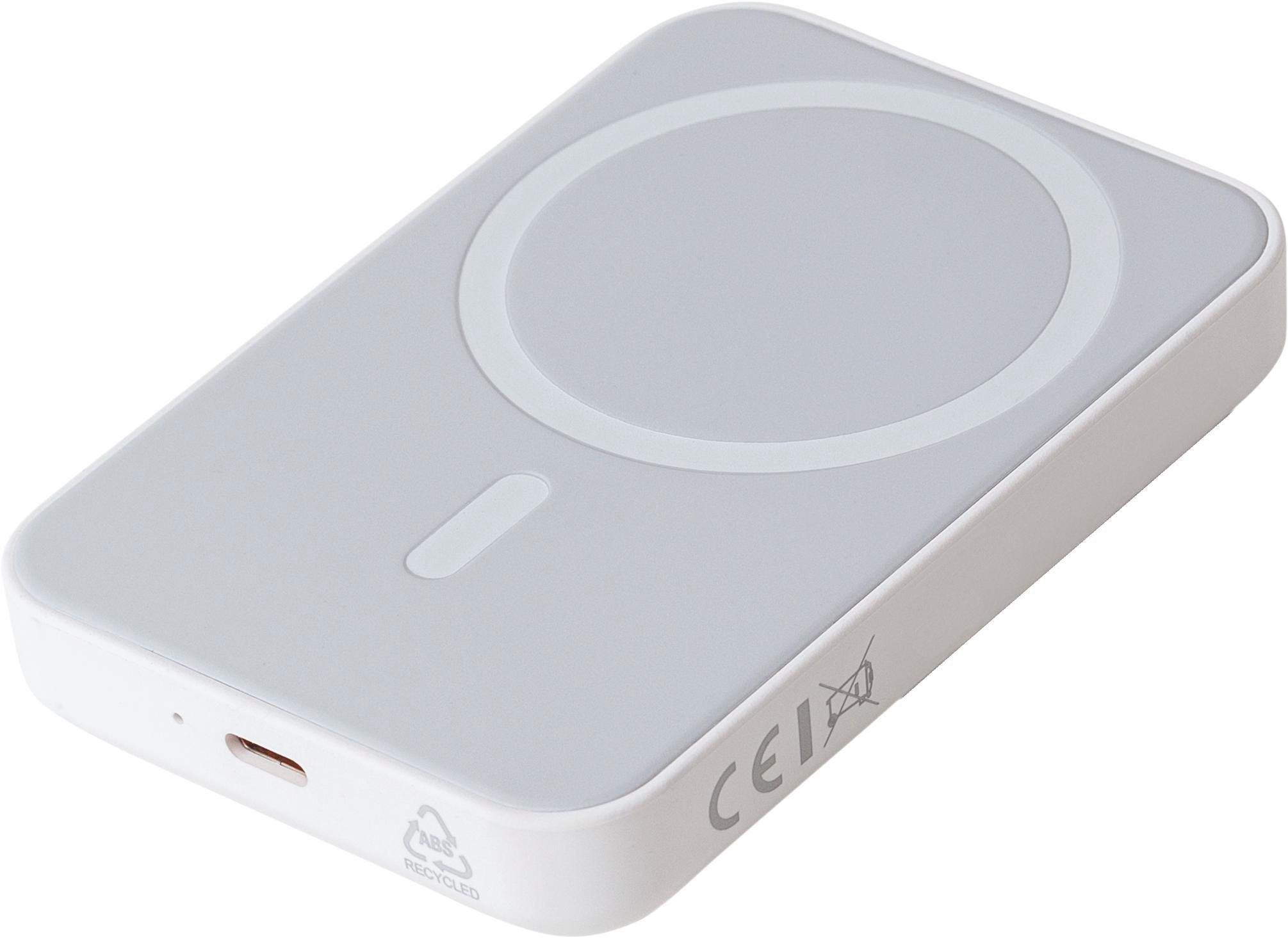 Genopladelig trådløs oplader powerbank EcoMag - Frederikke