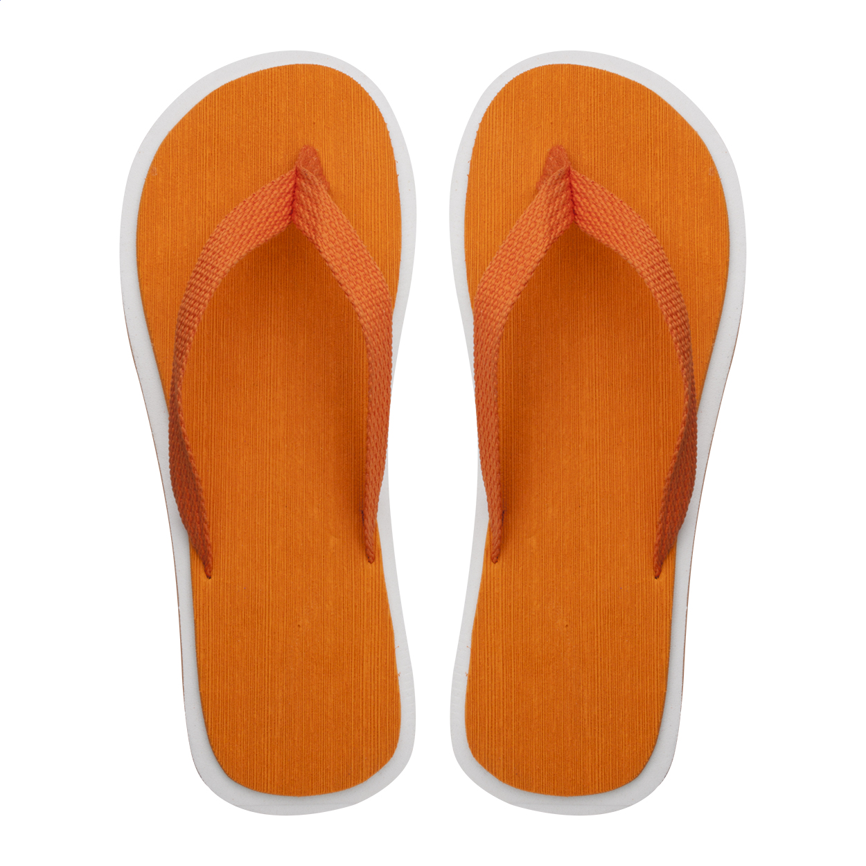 Malibu unisex klipklapper i polyester og EVA med logo til stranden trykt med logo