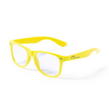 Fluorescerende farvet klassisk design brille - William