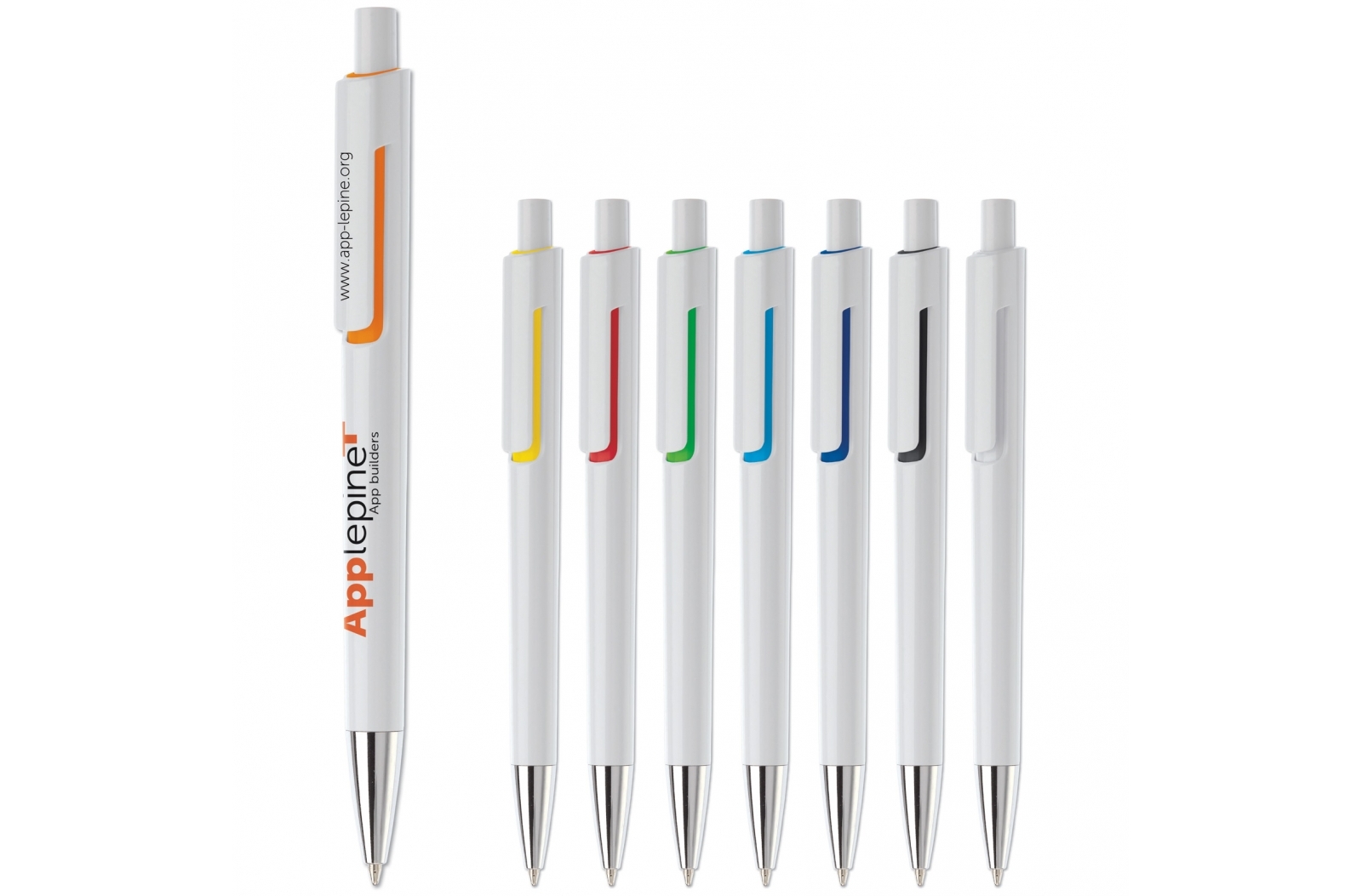 Kuglepen med metal spids trykmekanisme - Lea