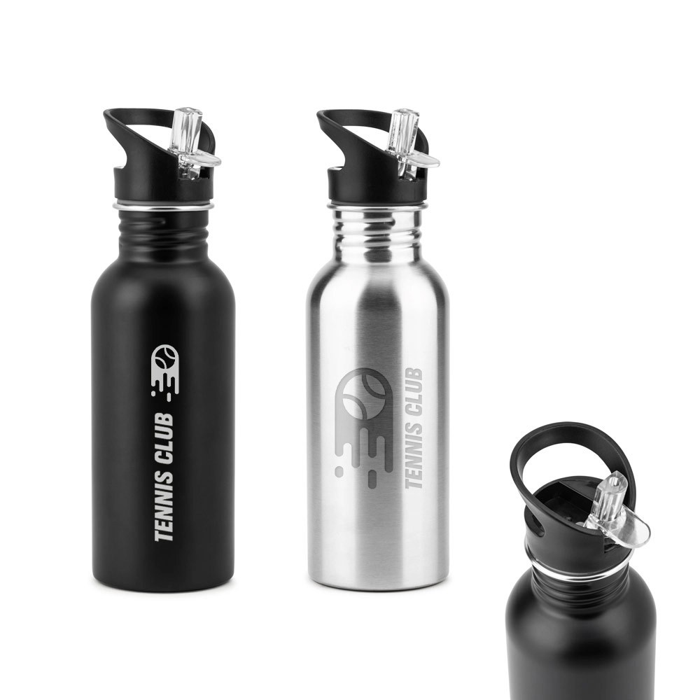 EDBERG. Enkelvægget rustfri stålflaske