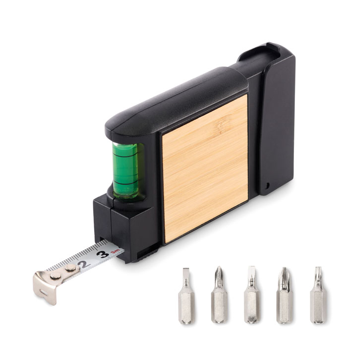 Multifunktionelt målebånd med bambusdetaljer - Sofie