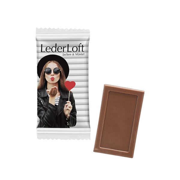 Mini Chokolade Tablette - Emilie trykt med logo