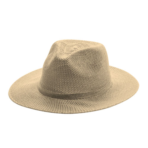 Syntetisk Sobre Farve Hat med Indvendigt Bånd - Lejre