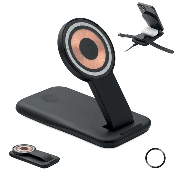 Trådløs opladerstation 3-i-1 - Sofie