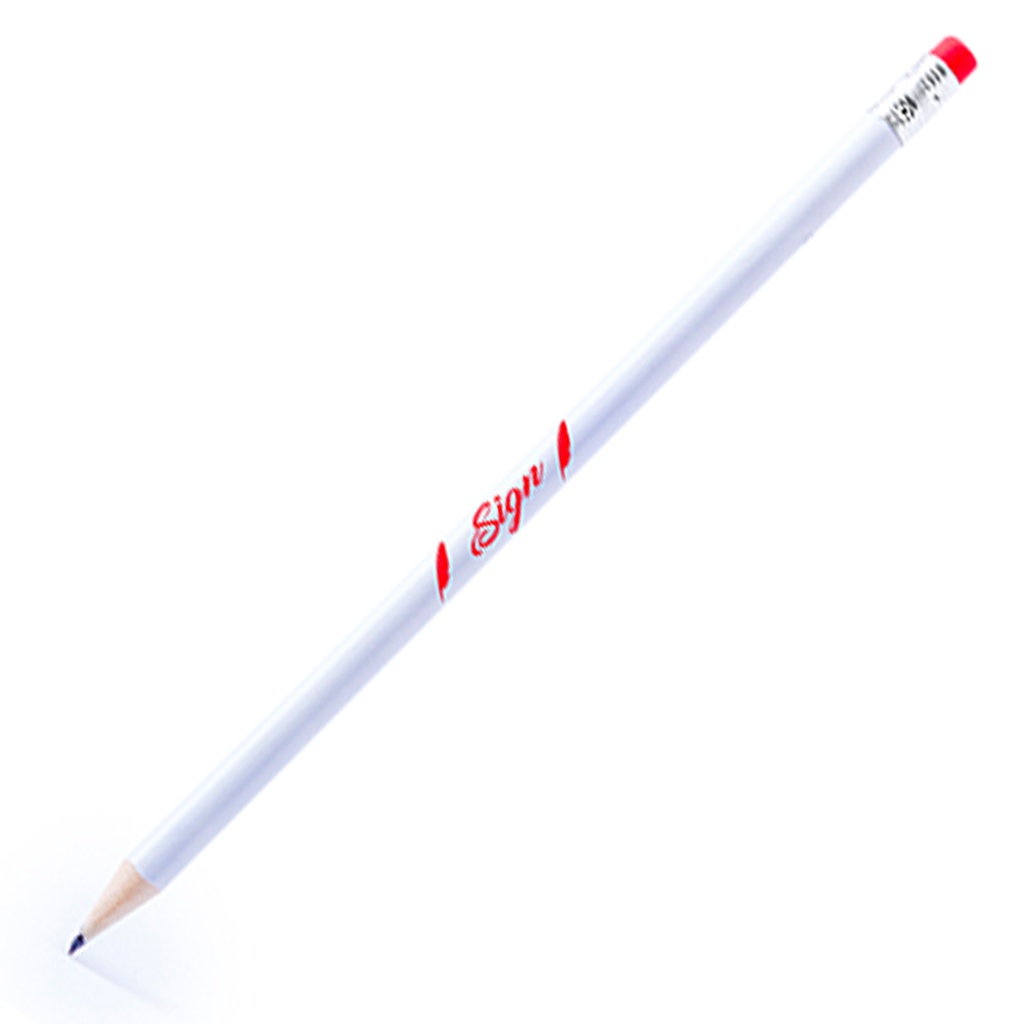 Elegant hvid farve finish blyant - Skovbo