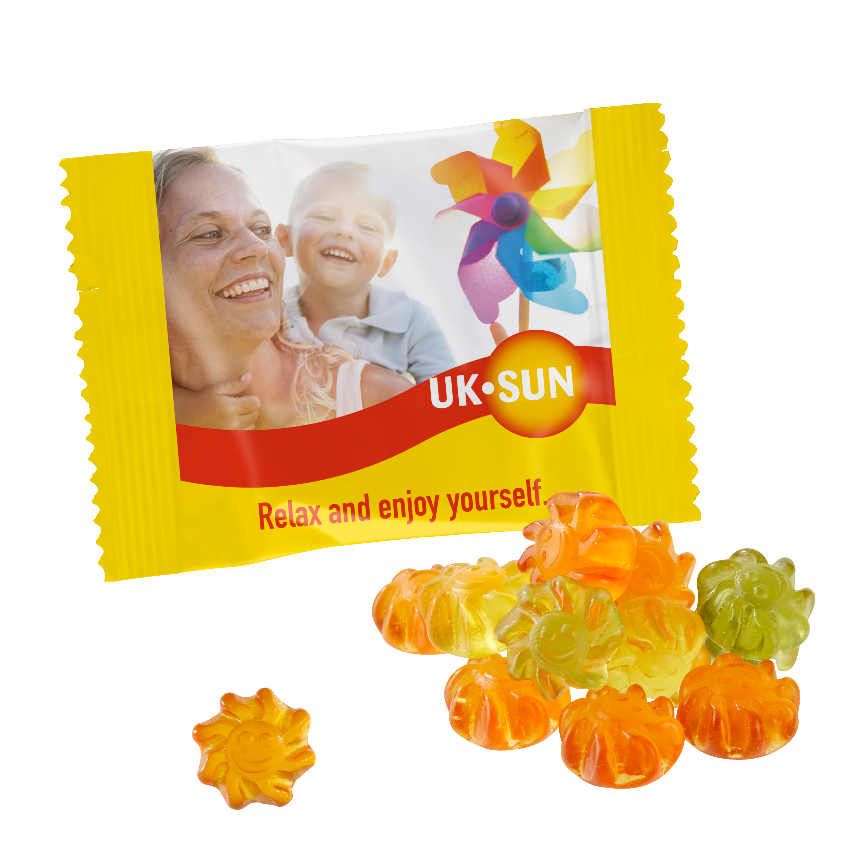 Frugt Gummi med Aloe Vera - Rødby trykt med logo
