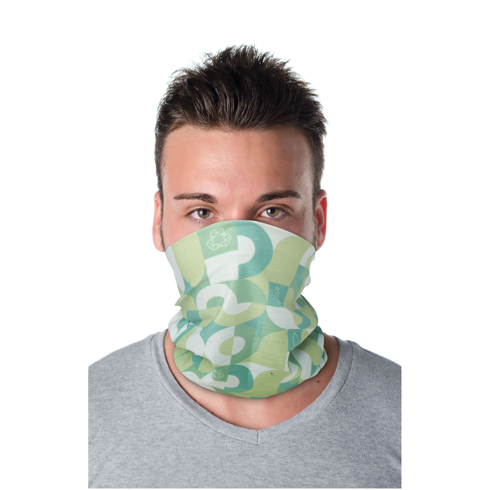 Eco-Chic Multiflex Scarf - Rosenholm trykt med logo