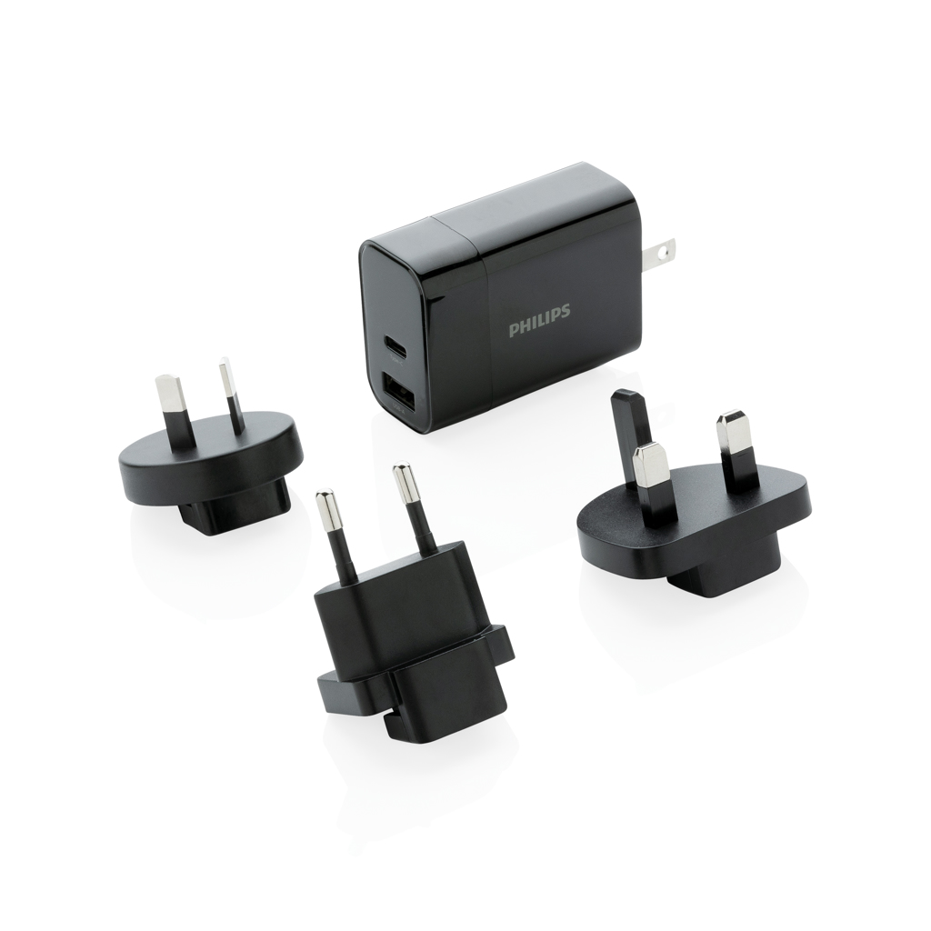 Philips UltraFast 30W PD Rejseoplader - Dragør trykt med logo