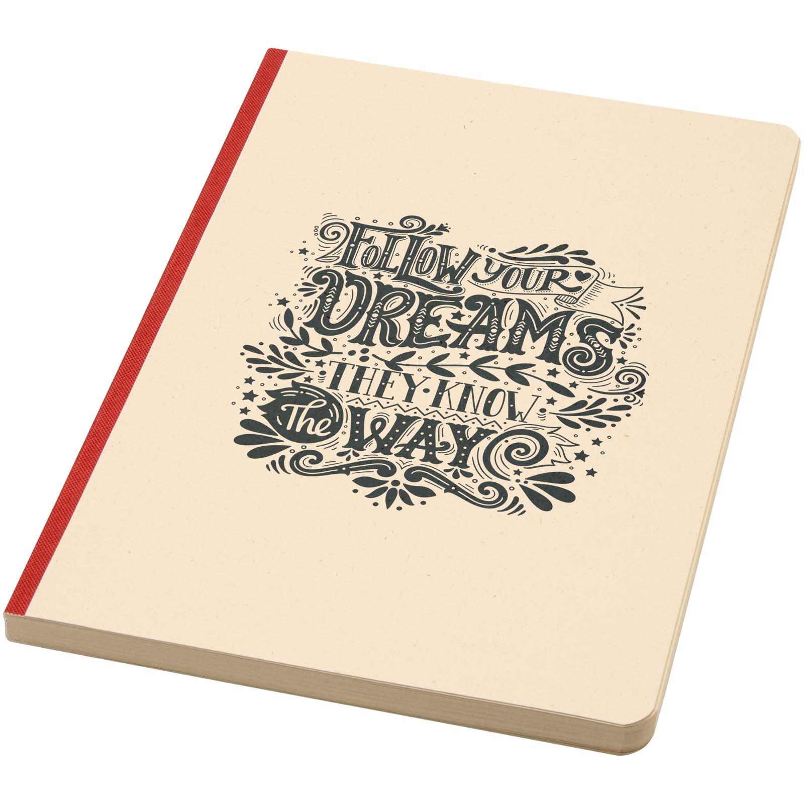 Liliana A5 sukkerrør og RPET blød omslag notesbog - Jakob