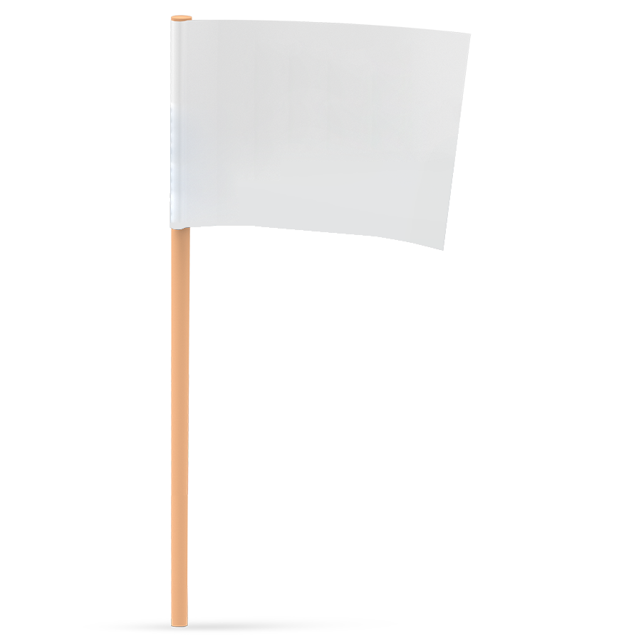 Mini Flag Deluxe - Mia trykt med logo