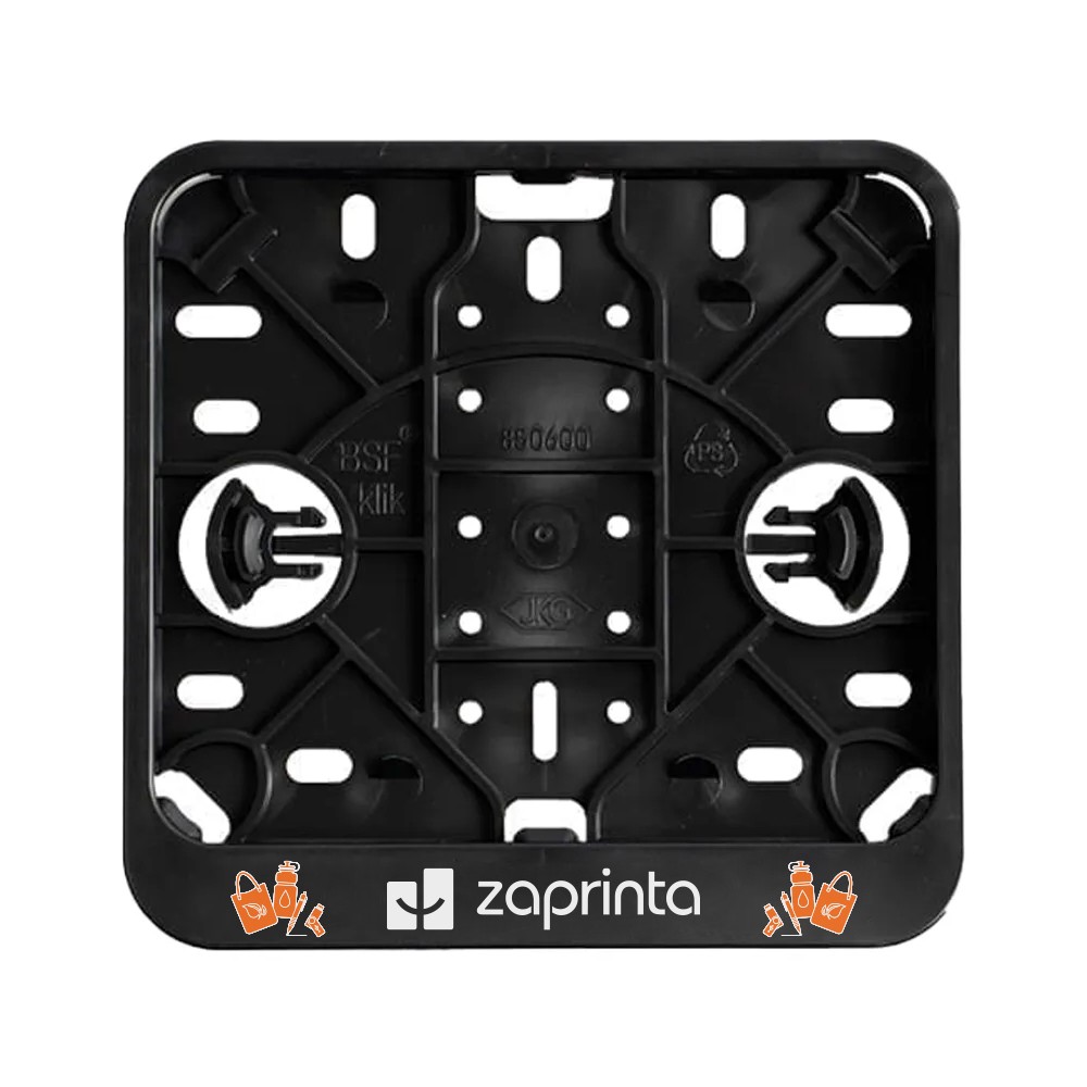 Firkantet nummerpladeholder til knallert - Holmsland