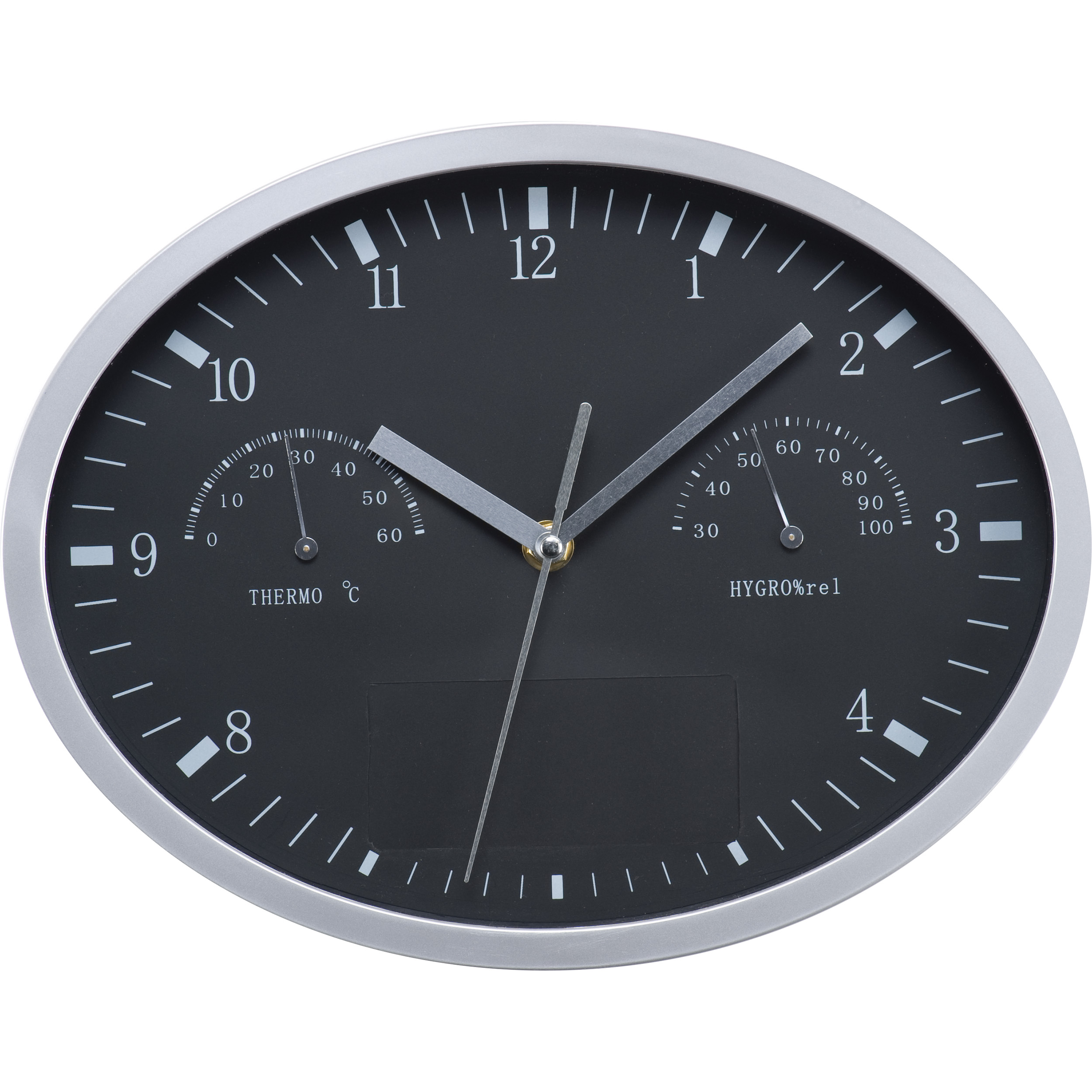 Vægur med hygrometer og termometer (29,1 x 4 x 22,6 cm) - Fredensborg-Humlebæk