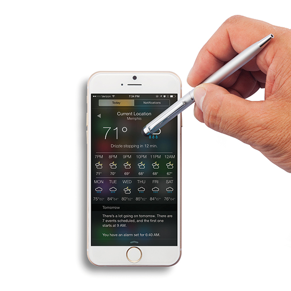 Aluminium Kuglepen Stylus - Klostermarken