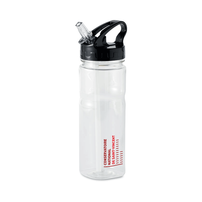 BPA-fri 500 ml lækagesikker drikkeflaske med sammenklappelig drikke tud - Tranekær