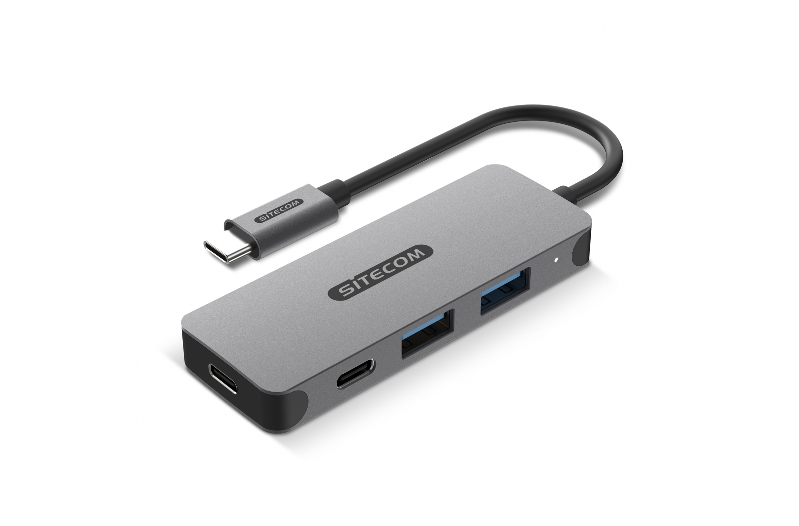 USB-C Hub med 2 USB-A og 2 USB-C porte - Valdemar