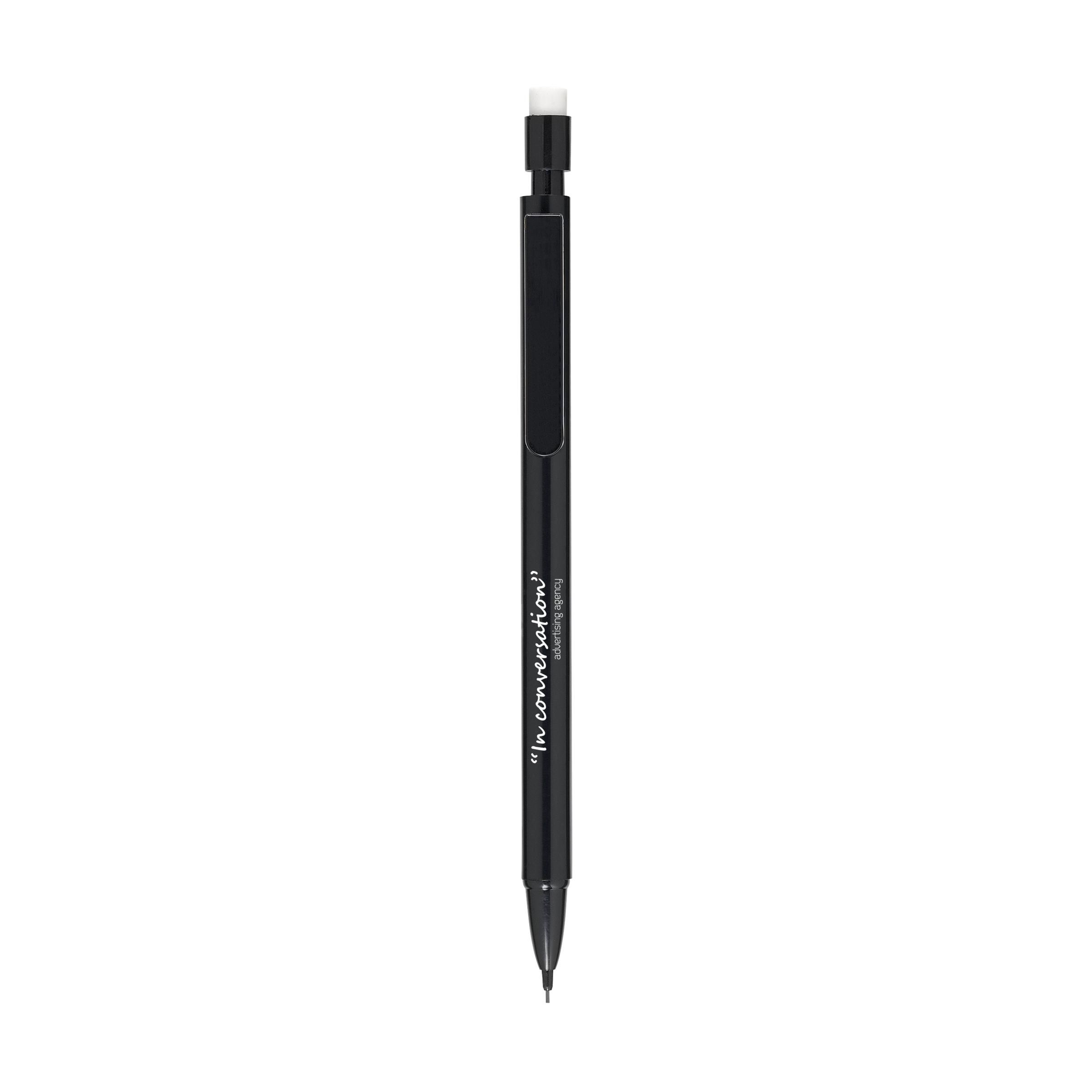 Genopfyldelig blyant med viskelæder & 3 HB efterfyldninger (0,7 mm) - Tjæreborg