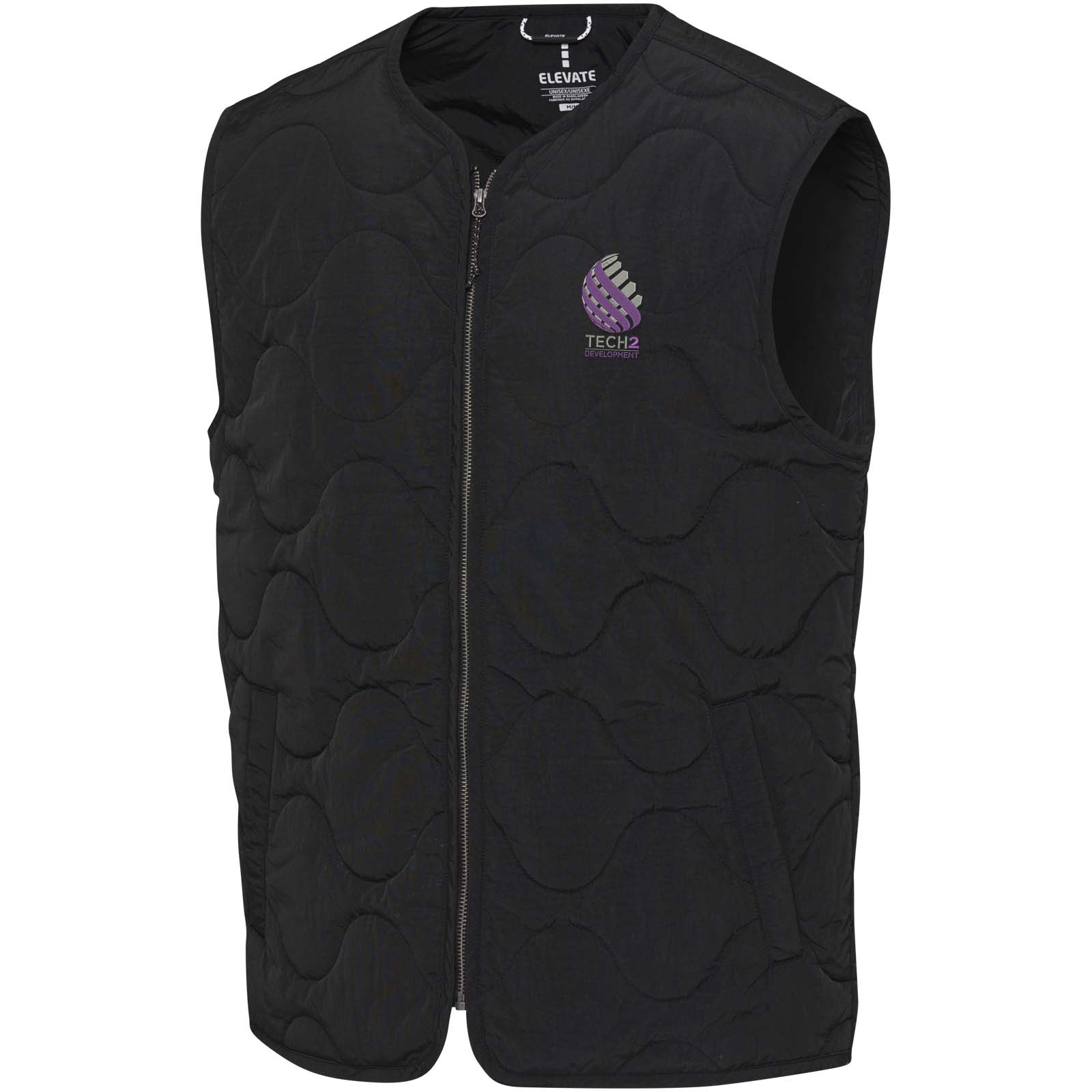 Quartz GRS genanvendt quiltet unisex vest