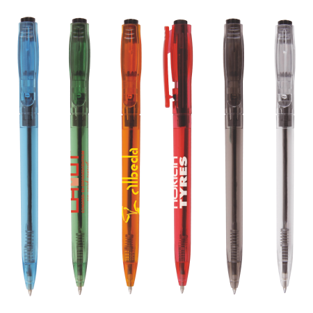 SAL Gennemsigtig Plastik Kuglepen Peekay - Frederikke