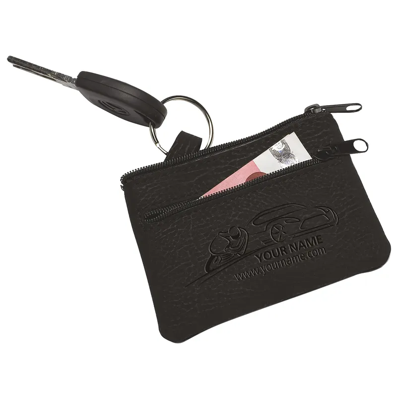 Luksus Nøgletaske med Dobbelt Lynlås - Rønnede