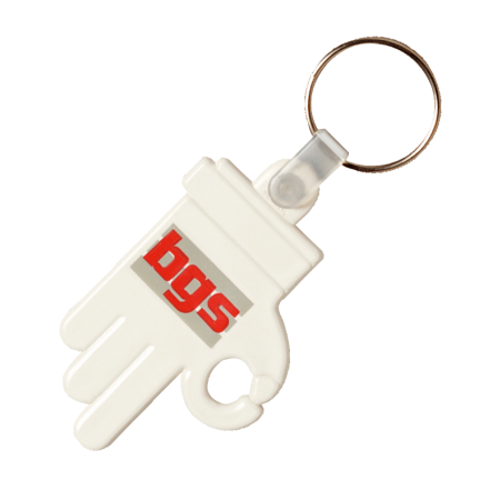 Plastik Hånd Nøglering - Frederiksværk