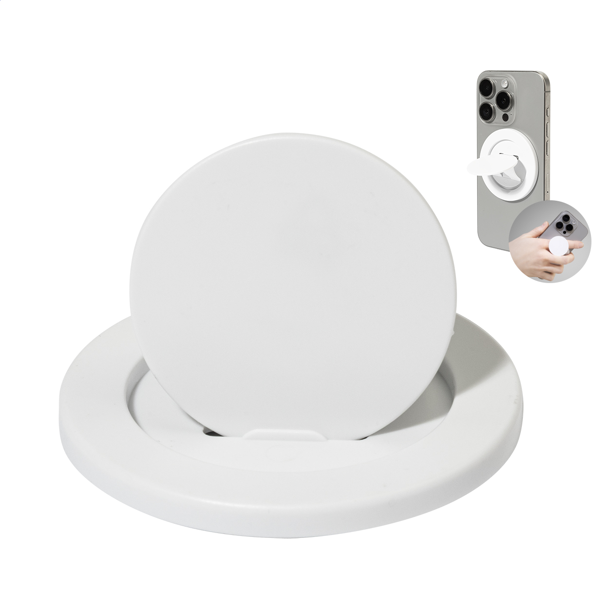 Magobik magnetisk mobilholder i genbrugt ABS med jeres logo
