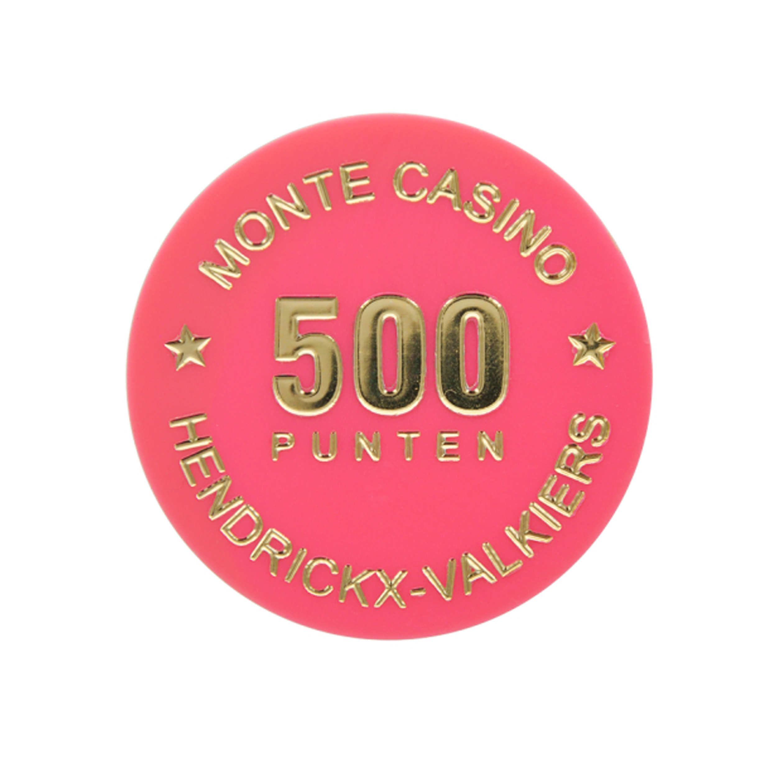 Forlystelsesmønter med folieprint - Lykke