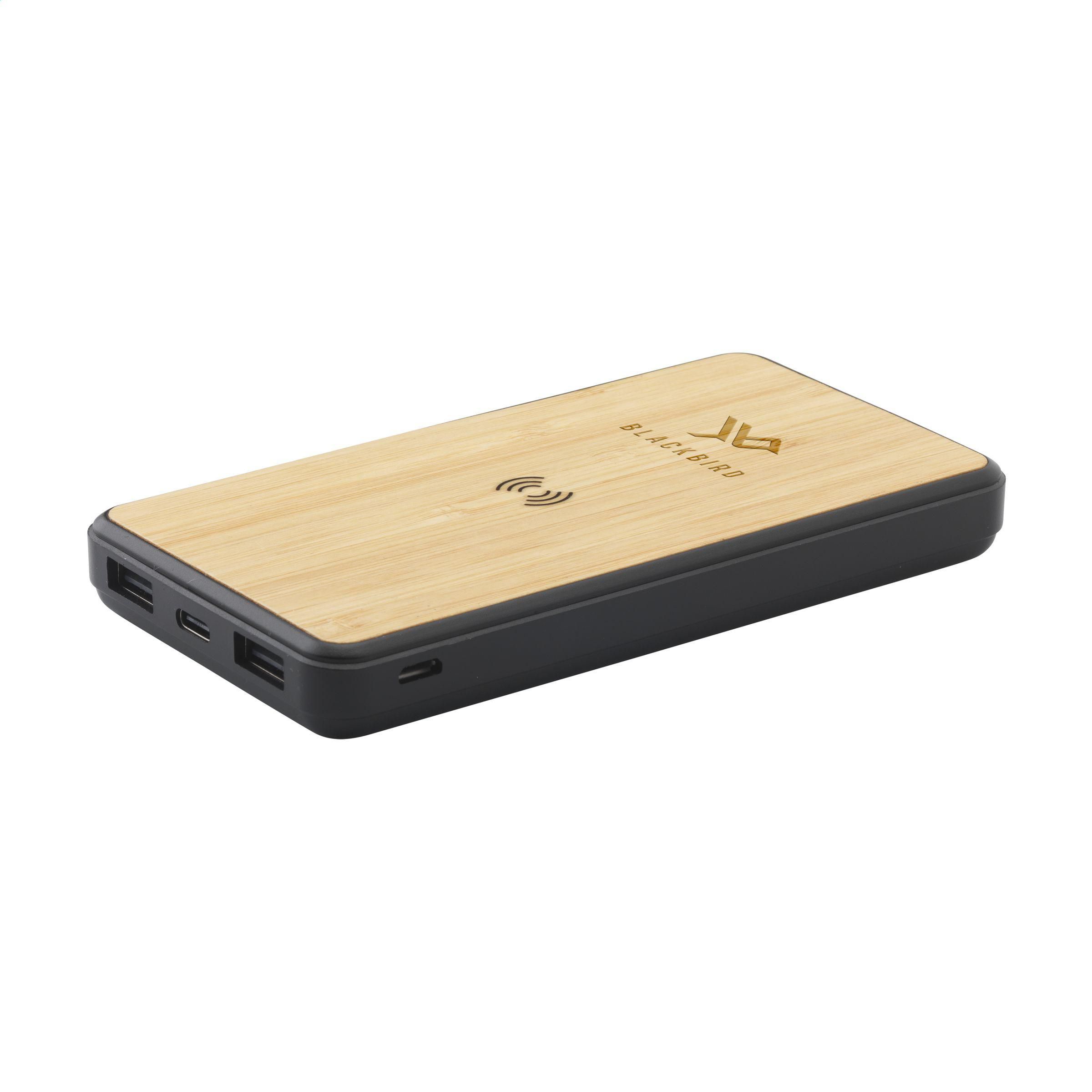 Boru Bamboo RCS Genanvendt ABS Powerbank Trådløs Oplader