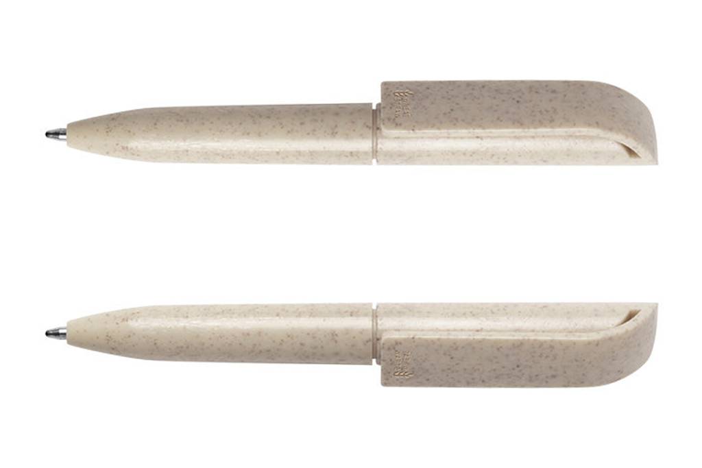 Mini Twist Mekanisme Kuglepen i Natur Linje - Løgstør