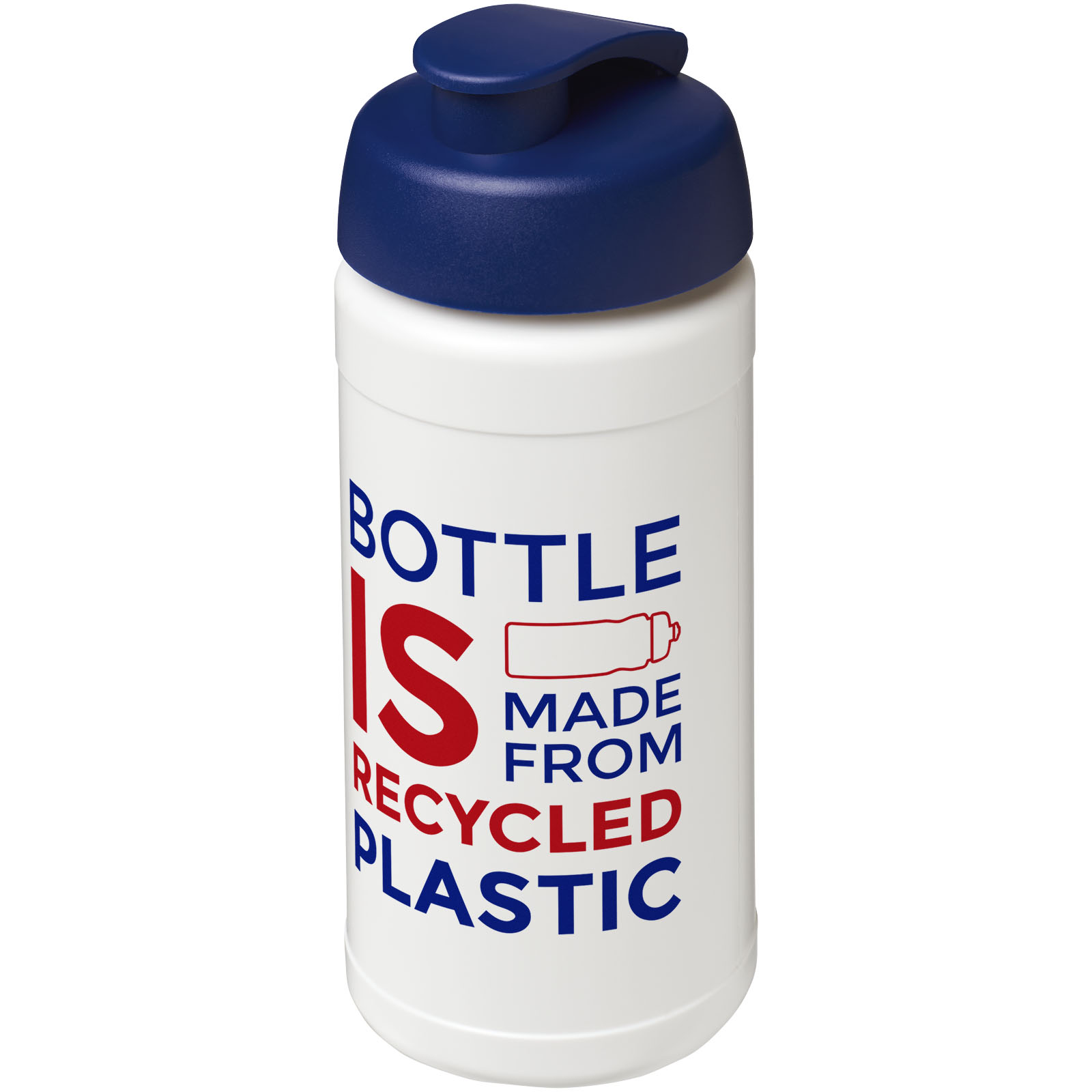 Miljøflaske 500 ml med flip-låg - Olivia trykt med logo