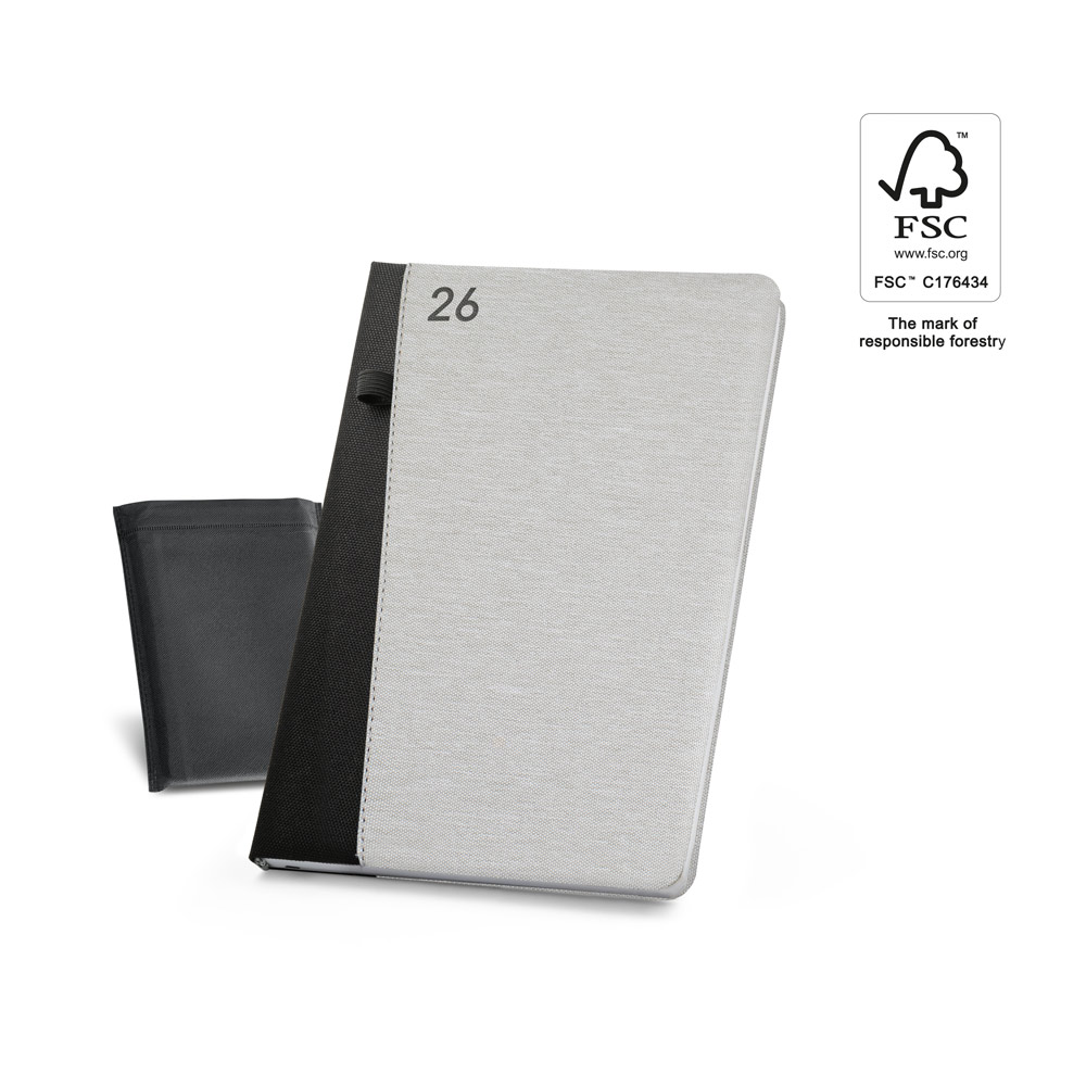 Genbrugspolyester Dagbog - Line