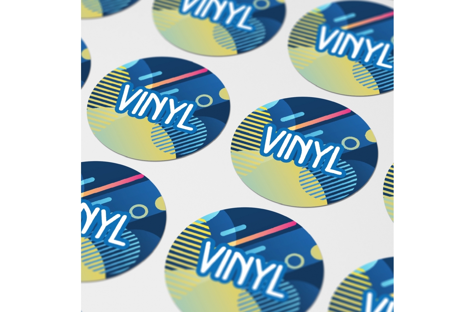 Rund Vinylmærkat Ø 50 mm - Jelling