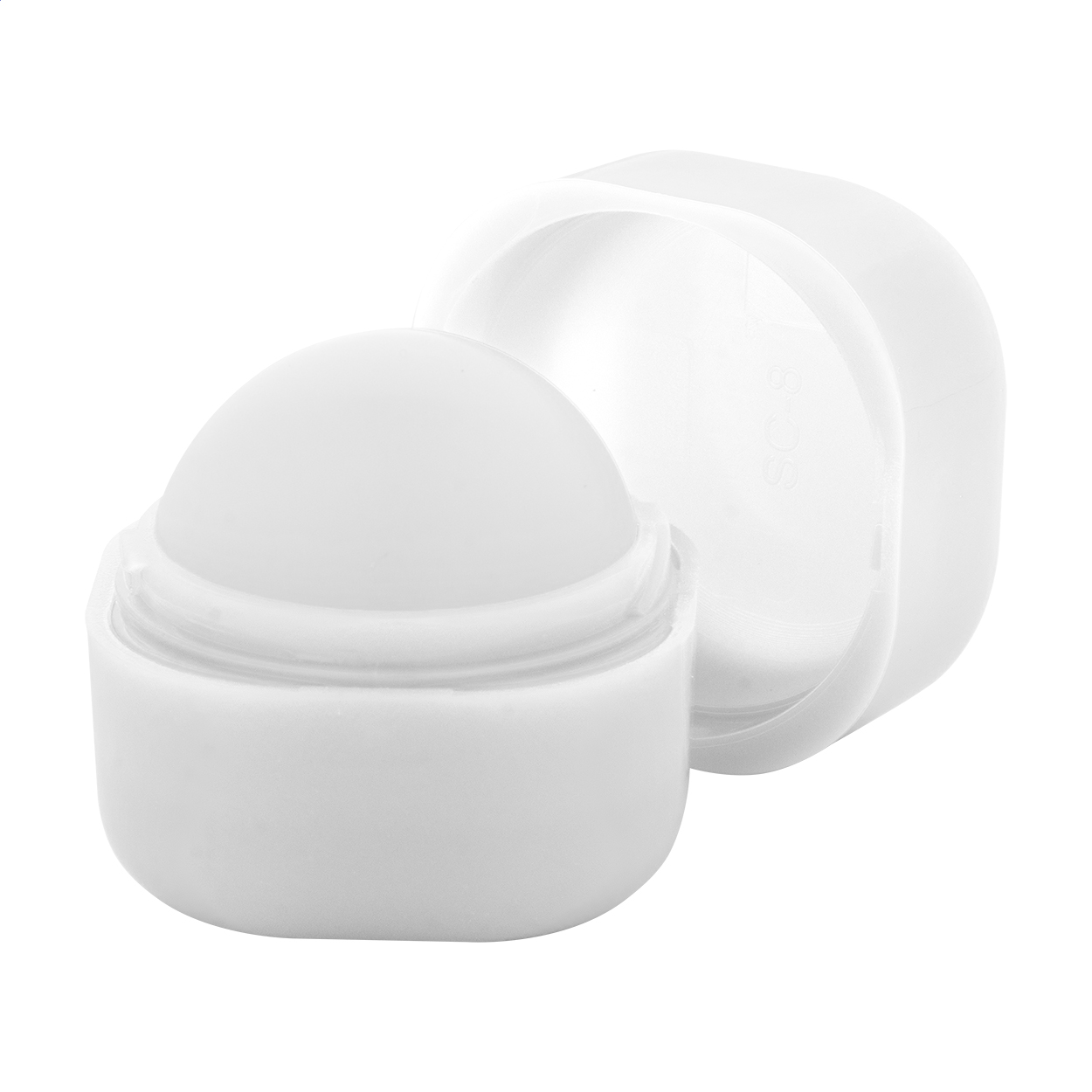 Cuboris læbepomade vanilje SPF15 i terning af genbrugt ABS med logo