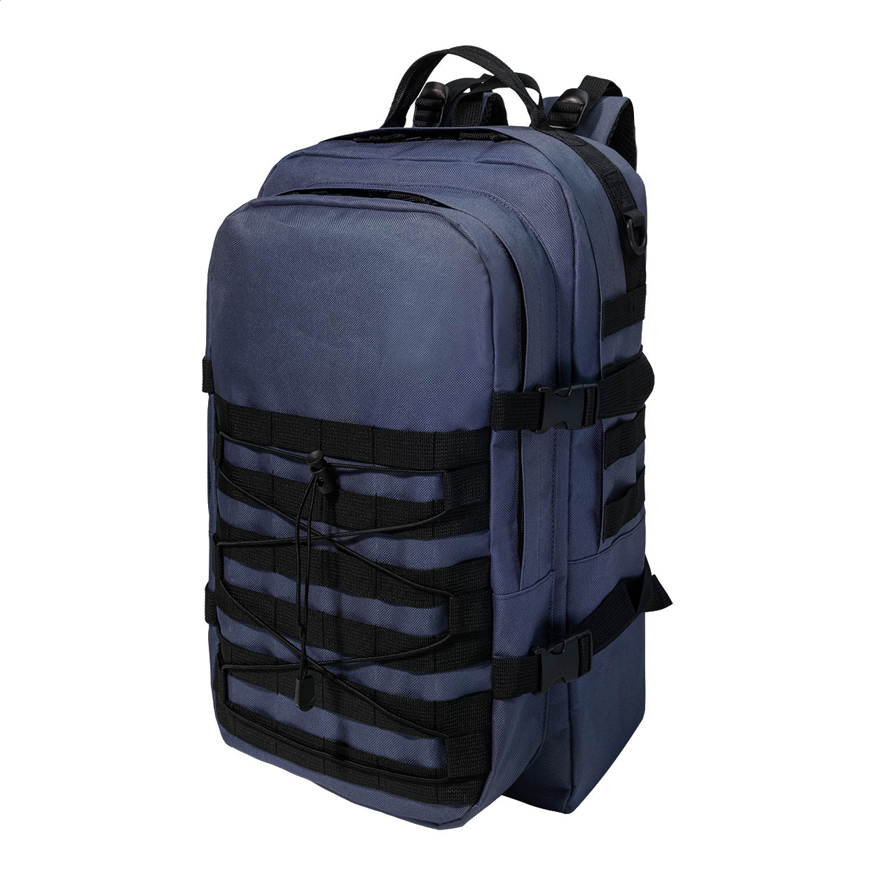 Tactbak outdoor-rygsæk i 600D RPET med 15" computerlomme og logo trykt med logo