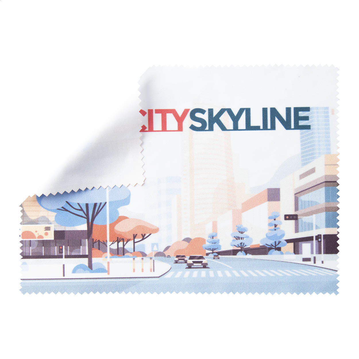Dioptry rengøringsklud i mikrofiber 180 g/m² med logo, sublimationstryk