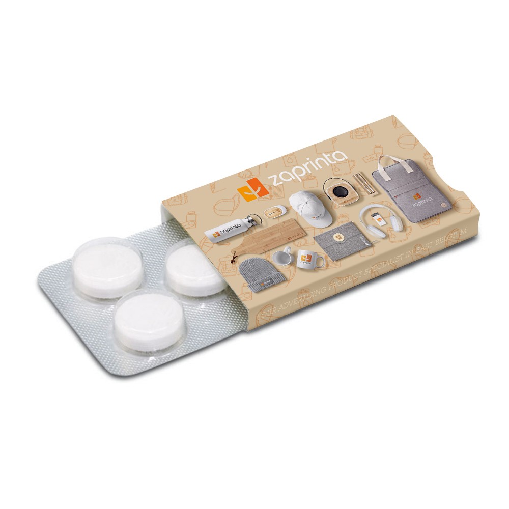 Fuldfarvet trykt mint blister pakke - David