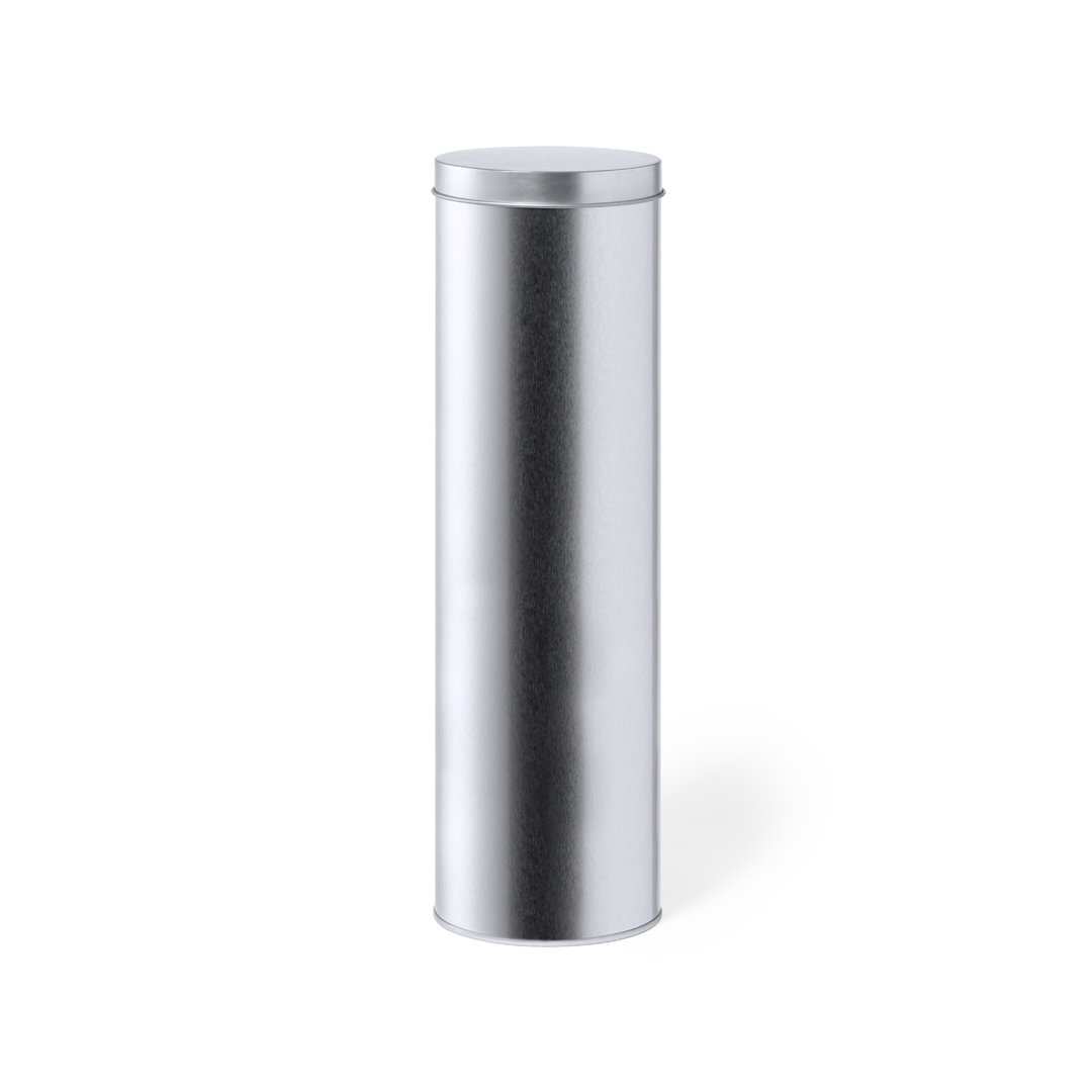 Sølv Cylindrisk Præsentationsæske - Klejtrup