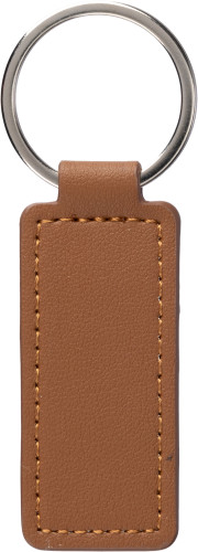 Æble Læder Nøglering - Chloe