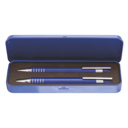 CURAÇAO Metalboks med Pen og Genopfyldelig Blyant - Caroline