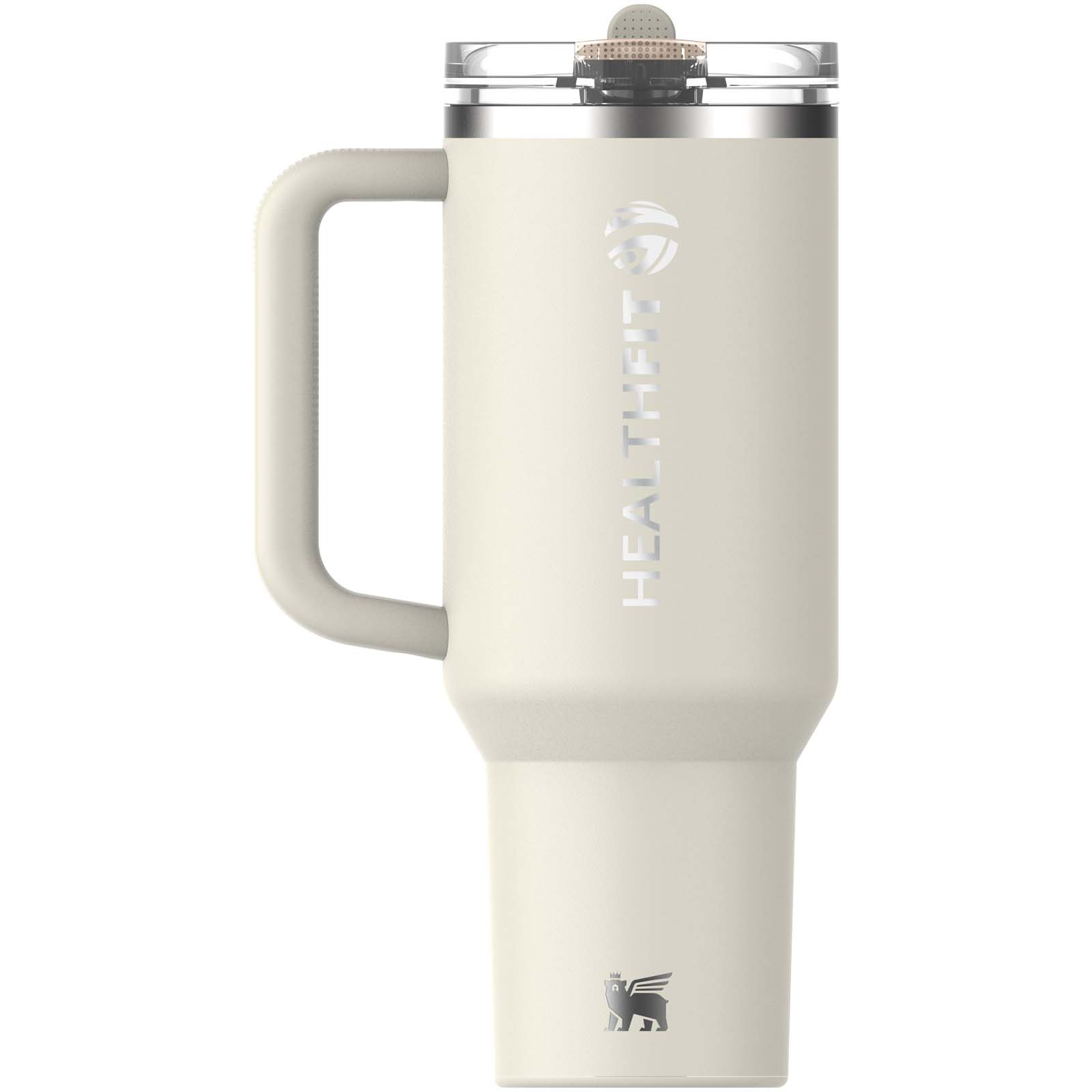 Stanley Quencher® ProTour 1180 ml termokrus med logo, flip-sugerør, genvundet rustfrit stål