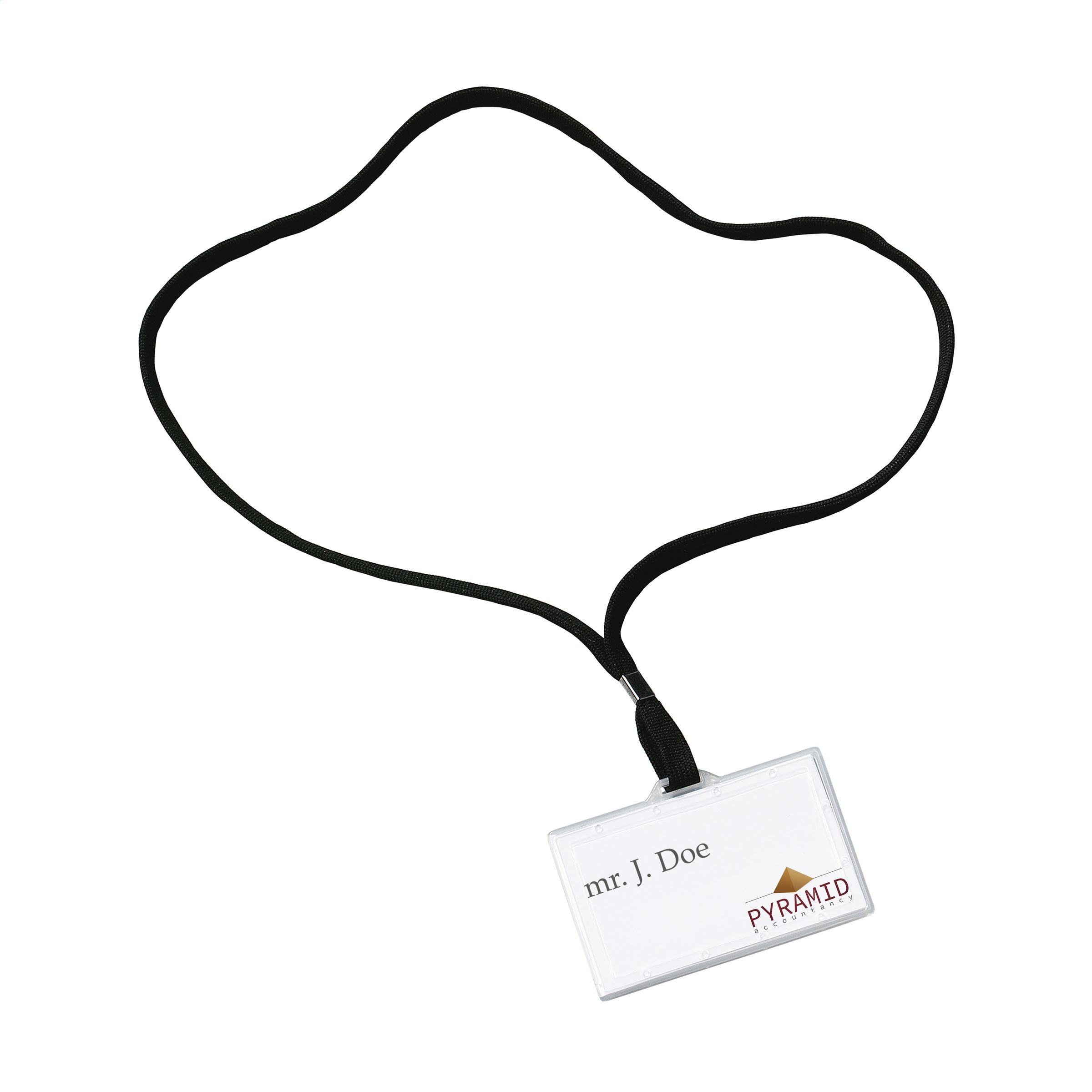 Transparent Lanyard Kort Holder